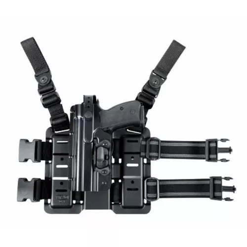 DASTA pouzdro pistolové PHDLB stehenní CZ P-10F, Glock 17 se závěsem 855 LEVÉ