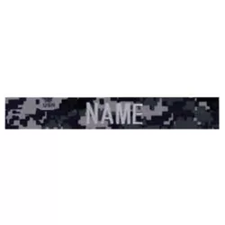 MILITARY RANGE nášivka jmenovka "NAME" stříbrná niť DIGITAL NAVY