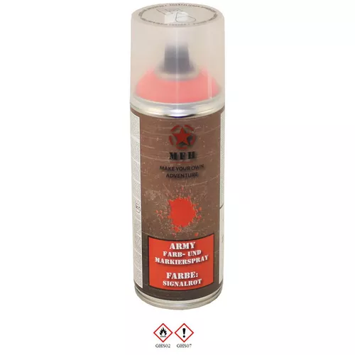 MFH barva ARMY ve spreji 400ml RAL 1026 signální červená