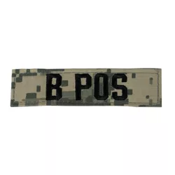 MILITARY RANGE nášivka krevní skupina B POS VELCRO ACU DIGITAL
