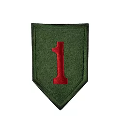 NAVYS nášivka 1st DIVISION - BIG RED ONE - BAREVNÁ