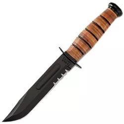 KA-BAR nůž US ARMY ozubený ČERNÝ