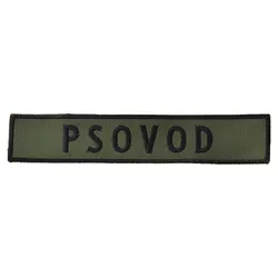 NAVYS nášivka jen nápis PSOVOD ZELENÁ