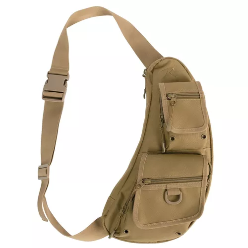 ROTHCO taška CROSSBODY přes rameno COYOTE BROWN
