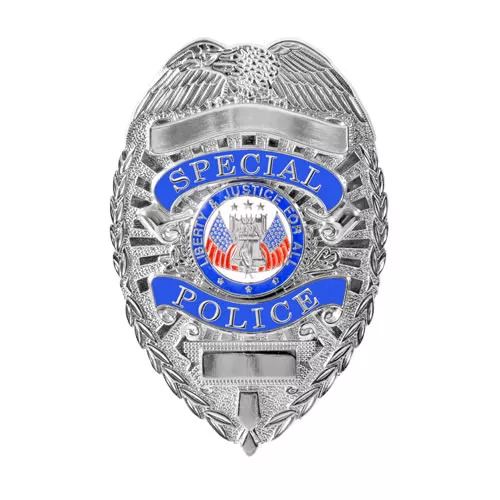 ROTHCO odznak DELUXE SPECIAL POLICE STŘÍBRNÝ
