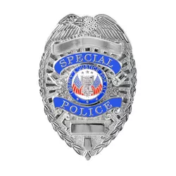 ROTHCO odznak DELUXE SPECIAL POLICE STŘÍBRNÝ