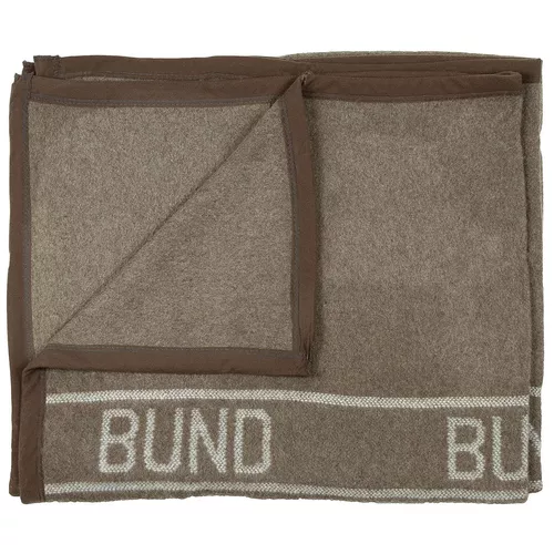 Bundeswehr deka vlněná BUND 220x130 hnědozelená