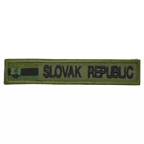 NAVYS nášivka SLOVAK REPUBLIC + VLAJKA - OLIV