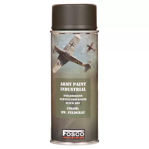 FOSCO barva ARMY ve spreji 400ml RAL 6006 BW ŠEDÁ FELDGRAU