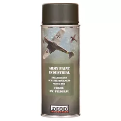 FOSCO barva ARMY ve spreji 400ml RAL 6006 BW ŠEDÁ FELDGRAU