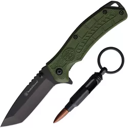 Smith & Wesson nůž zavírací H.R.T. COMBO tanto čepel ZELENÝ