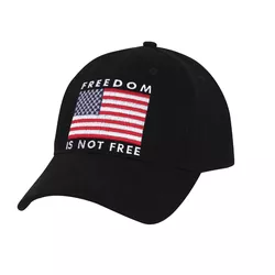 ROTHCO čepice baseball FREEDOM IS NOT FREE ČERNÁ
