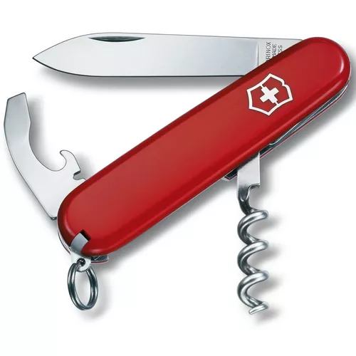 VICTORINOX nůž kapesní WAITER 84mm ČERVENÝ
