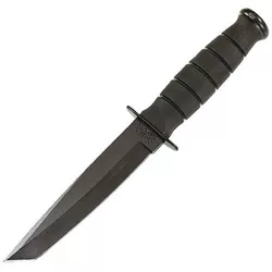 KA-BAR nůž short FIGHTING/UTILITY TANTO hladké ostří ČERNÝ