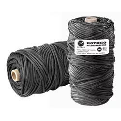 ROTHCO šňůra PARA 550' na cívce nylon ø 4 mm / 90 m ČERNÁ