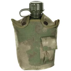 MFH láhev polní US nylonový potah 1L HDT-camo FG