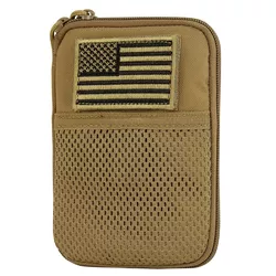 CONDOR OUTDOOR pouzdro MOLLE univerzální s vlajkou COYOTE BROWN