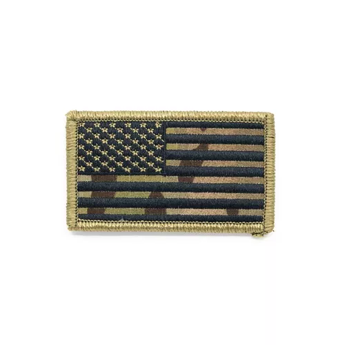 MILITARY RANGE nášivka vlajka USA velcro OCP