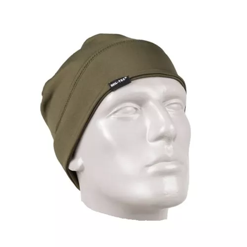 MIL-TEC čepice ELASTIC FLEECE ZELENÁ