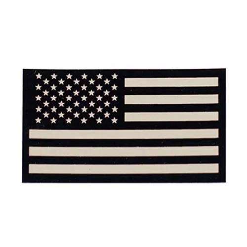 MILITARY RANGE nášivka IFF IR vlajka USA VELCRO PÍSKOVÁ