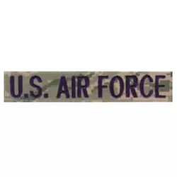 MILITARY RANGE nášivka "U.S. AIRFORCE" 15 cm VELCRO TIGER STRIPE