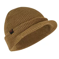 ROTHCO čepice WATCH BRIM pletená s kšiltem COYOTE BROWN