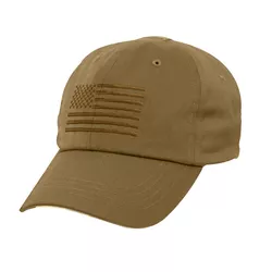 ROTHCO čepice baseball TACTICAL OPERATOR vlajka US COYOTE