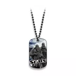 Albainox známka identifikační SEALS s řetízkem