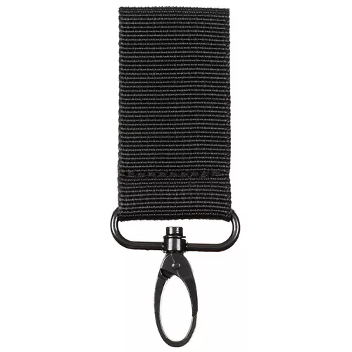 MFH poutko na opasek 22603 s karabinou nylon ČERNÉ