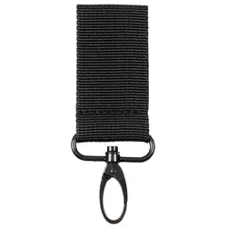 MFH poutko na opasek 22603 s karabinou nylon ČERNÉ