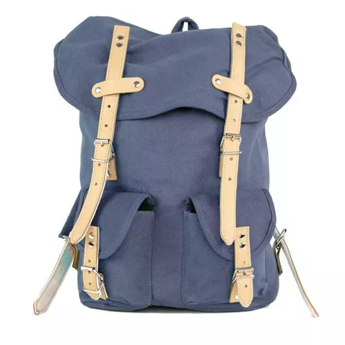 ESSL - original batoh HIKING 15l s koženými prvky MODRÝ