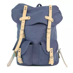 ESSL - original batoh HIKING 15l s koženými prvky MODRÝ