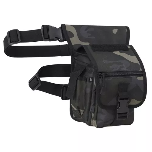 BRANDIT brašna stehenní s popruhy SIDE KICK BAG DARK CAMO