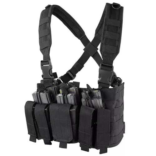 CONDOR OUTDOOR vesta taktická RECON CHEST RIG ČERNÁ
