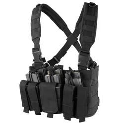 CONDOR OUTDOOR vesta taktická RECON CHEST RIG ČERNÁ