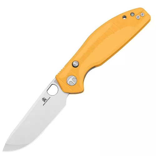 BESTECH KNIVES nůž zavírací ANGRY OWL B-Lock ŽLUTÝ