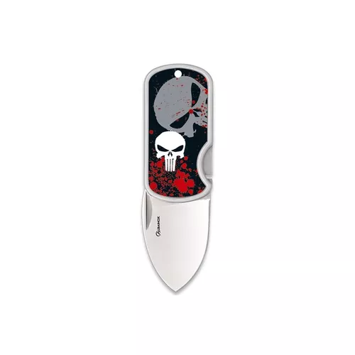 Albainox nůž zavírací DOG TAG PUNISHER LEBKA malý