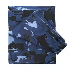 FOSCO plachta zakrývací 4x3 m SKY BLUE CAMO