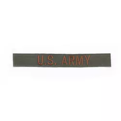 MILITARY RANGE nášivka "U.S. ARMY" OLIV