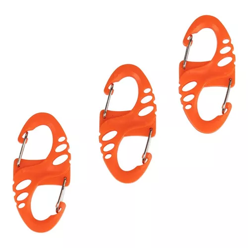 FOSCO karabina MINI set 3 ks ORANŽOVÁ