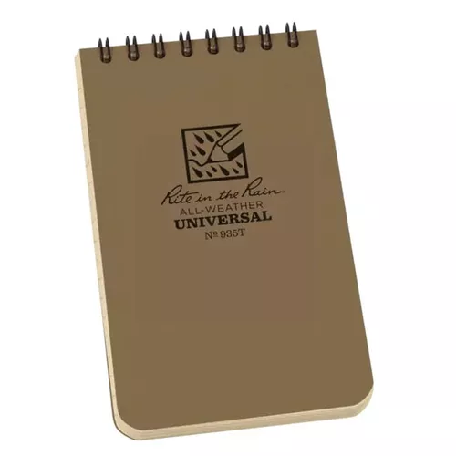 RITE IN THE RAIN blok voděodolný TOP-SPIRAL 3x5" notebook malý DESERT