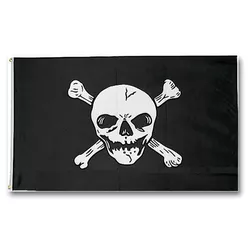 MIL-TEC vlajka PIRÁT (JOLLY ROGER)