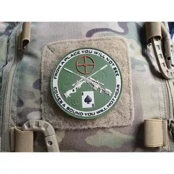 JACKETS TO GO nášivka SNIPER DEATH SPADE plast velcro MULTICAM