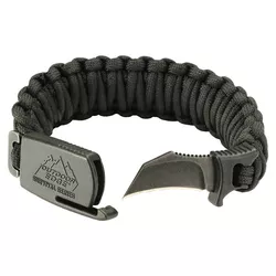 OUTDOOR EDGE náramek PARACLAW M s nožem v přezce ČERNÝ