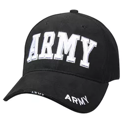 ROTHCO čepice DELUXE ARMY baseball ČERNÁ