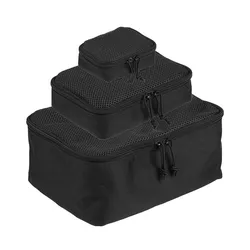 MIL-TEC set 3ks pouzder se síťkou MESH ČERNÉ