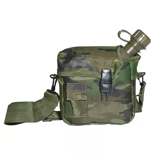 MIL-TEC láhev polní US 2L s obalem WOODLAND