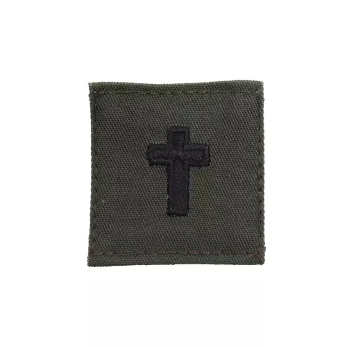 MILITARY RANGE nášivka VOJENSKÝ KNĚZ velcro ZELENÁ