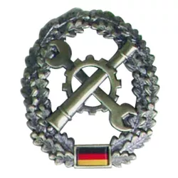 Bundeswehr odznak BW na baret Instandsetzungs truppe