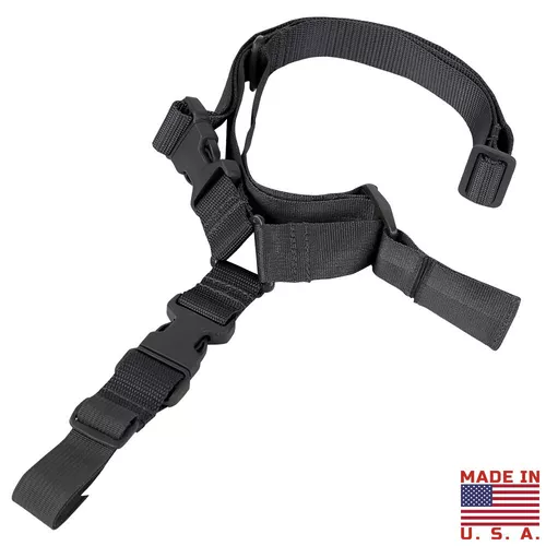 CONDOR OUTDOOR popruh zbraňový QUICK jednobodový ČERNÝ